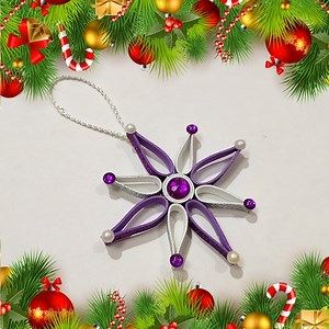 787K views · 6.7K reactions | Snowflake Star For Christmas Tree Decoration!!! | My Arts & Crafts | Facebook