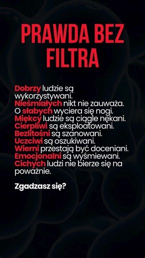 🌑 Brutalna prawda o życiu #cytaty #motywacja #głębokiecytaty