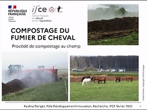 Composter pour valoriser le fumier sur l'exploitation - Pauline Doligez