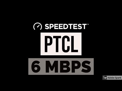 PTCL Speed Test 6 MBPs | 2020