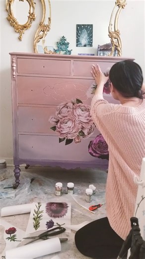 1.8K views · 68 reactions | I'm sharing one of my former post where I demonstrate how to paint using Modern Masters Inc. metallic paints. Metallic paints can be tricky to use especially if you are trying to blend them. I demonstrate how to blend them with a particular brush technique. https://masterclass.eclatdesignsbycrystin.com | Eclat Designs by Crystin | Facebook