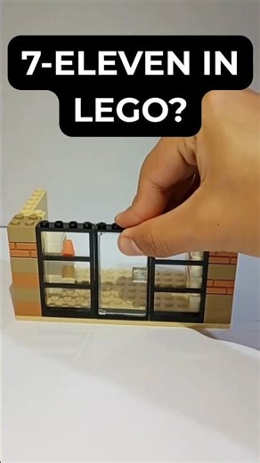 I made a working 7-Eleven in LEGO #lego #diy #shorts