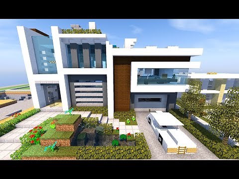 |Minecraft| 30x30 Modern House (EcoCityCraft Summer House Competition)