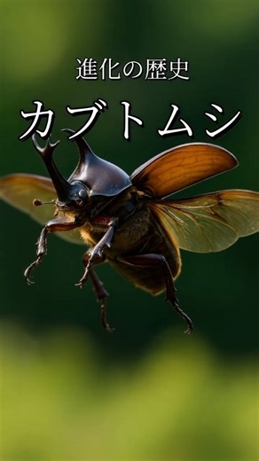 起源を辿る on Instagram: "カブトムシの進化 #カブトムシ #進化 #documentary #自然 #科学 #ドキュメンタリー #歴史"
