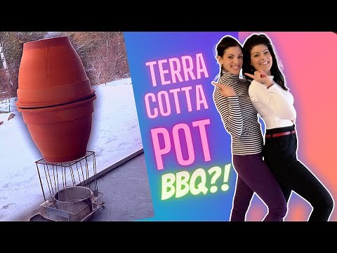 DIY Terra Cotta Pot BBQ grill! | Turn flower pots into a fully functioning smoker! | #diybbq