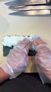 How to make sushi. Avocado and cucumber roll. #sushi #fyp #pov #firstpersonview #howto