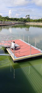 [Hot Item] Floating Pontoon Dock with Pile Guide and Gangway
