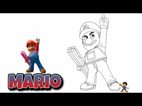 How to Draw Mario FAST! 🍄 Easy Step-by-Step for Beginners