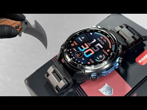Tank T5 GPS Military Sport SmartWatch Unboxing & Review - Aesthetic ASMR