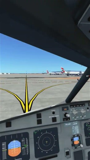 British Airways A320 Landing and Taking off at London Heathrow #infiniteflight #aviation #a320