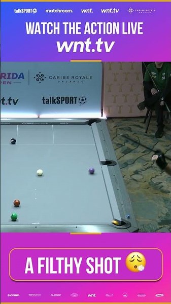 How’s that for a shot 🤯 #nineball #billiards #ball #worldnineballtour