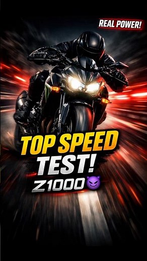 kawasaki z1000 top speed test