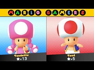Mario Party 10 - Airship Central - Toadette vs Toad | MarioGamers