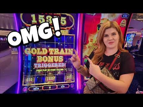 I Hit the RAREST Golden Train Bonus!! (Ruby Slots)