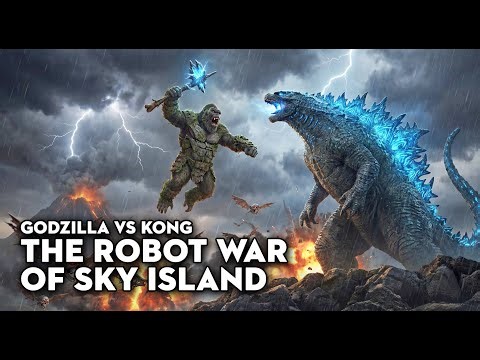 Godzilla vs Kong – The Robot War of Sky Island!