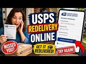 How to schedule a USPS package redelivery online