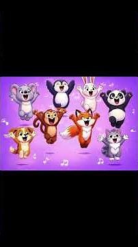 Dancing Animals Song 🐾 | Fun Animal Sounds & Move | Newborn Sensory