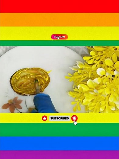 🎨 How To Make Golden Honey Color Mixing Formula Golden Colour Satisfying Colors #art #colormixing