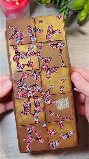 Blue Nerds meets Dubai chocolate reveal 💖✨ #asmr #chocolate #howto