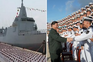 China shows off warship, nuclear sub & missile cruiser amid Taiwan tensions