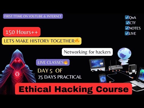 Day 6 of 75 days [150 hours] Ethical hacking full course with notes - 2024 Edition | Hindi