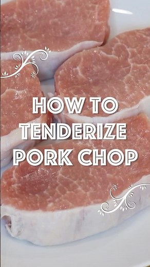 How to Tenderize Pork Chop Like a Master CHEF!