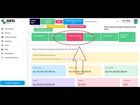 Cara Input Ulang Pemutakhiran Kode Rekening Belanja SIPD RI 2025