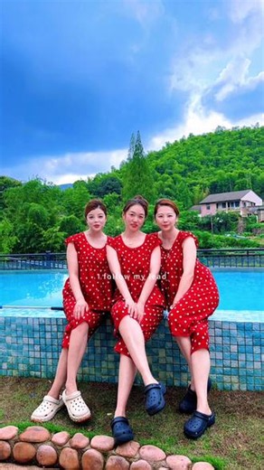 买家秀 小美女们美美哒😘旅游外出就穿芬腾家居服🏖️