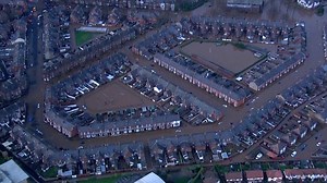 Aerial footage shows huge extent of Storm Desmond flooding