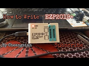 How to Write EZP2019+ By Cheangsian របៀបwrite EZP2019+