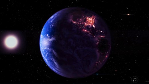 （找了好久，终于找到！）旋转地球电脑动态壁纸，科幻动态电脑壁纸必备！