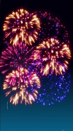 Fireworks Animation with Transparent Background