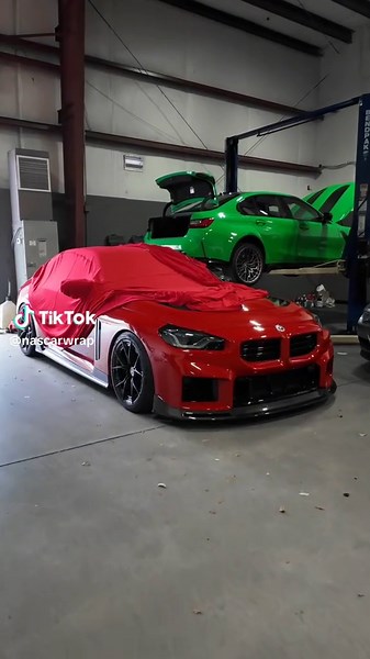 Transform Your BMW G87 M2 with Victory Red Wrap