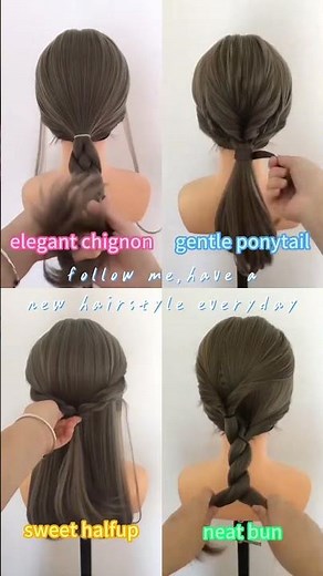 4 Stunning Hairstyles - Vote for Your Favorite Look! 💇‍♀️