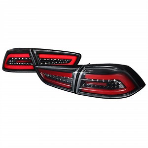 Spec-D LED Tail Lights Mitsubishi Lancer & EVO X (08-17) Smoke, Black or Red