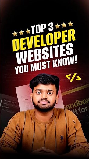 🔥Top 3 Developer Websites You Must Know in 2026! | Intellipaat #shorts