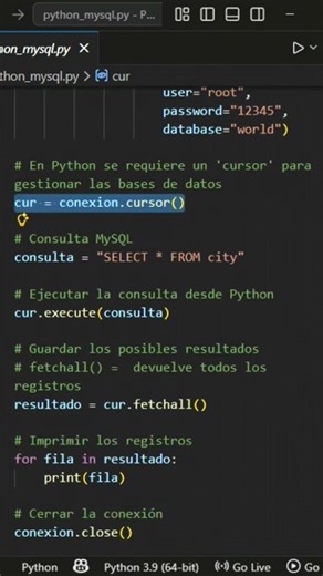 Python + MySQL #python #mysql