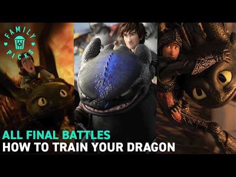Epic Fight Moments from Every How To Train Your Dragon Movie
