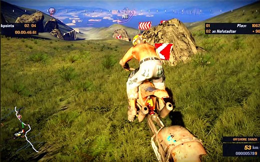 《fuel野性燃料》第一关演示，开放世界越野竞速 过程生成特大地图 感受下老游戏