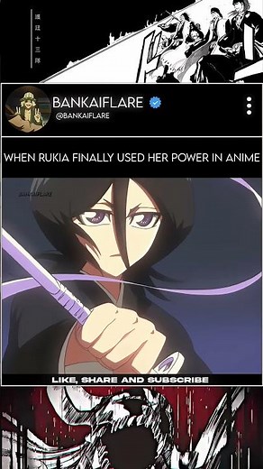 When Rukia finally used her powers in anime | Bleach best moments| #bleachedit #bleach #anime