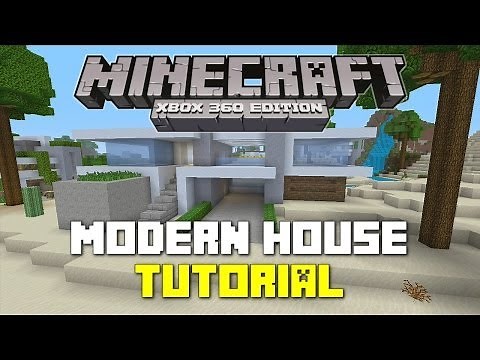 Minecraft Xbox 360: How to Build a Modern House! (Part 1)