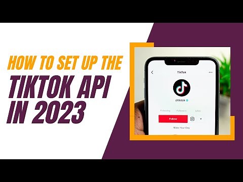 How to setup new API credentials in the TikTok developer console in 2023?