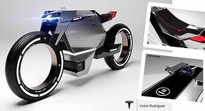 The Model M Electric Cybercycle Study Is A Futuristic Tesla Cybertruck-Inspired Bike | Carscoops