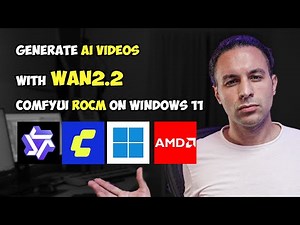 🚀AI Video with Wan2.2 + ComfyUI + AMD ROCm on your local Windows 11 PC🚀
