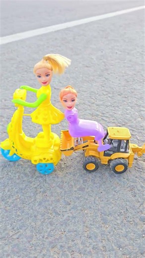 Remote Control Scooty Girl And Monkey Scooter Unboxing And Testing Short || #shorts