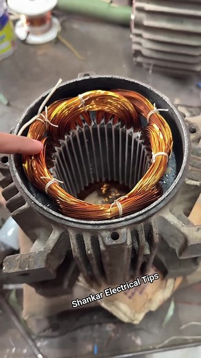 6.5K views · 23 reactions | 3 HP 3 phase motor winding with full data | Shankar Electrical Tips | Facebook
