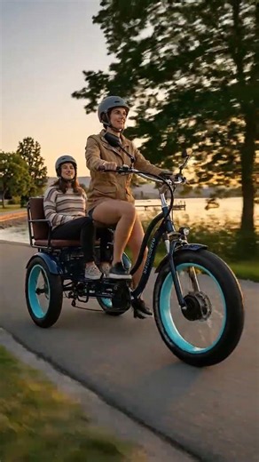 EVRYjourney Electric Tricycle Rickshaw 750Wwith Passenger Seat