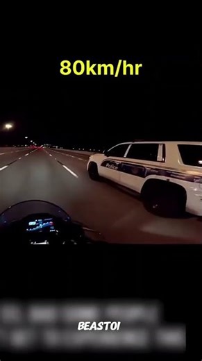 police Break traffic rules.