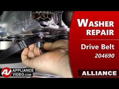 Speed Queen Washer - Will Not Spin - Drive Belt Repair