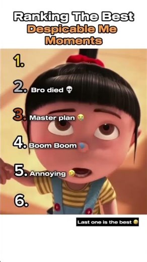 Best Despicable Me Moments Ranked #funny #list #despicableme